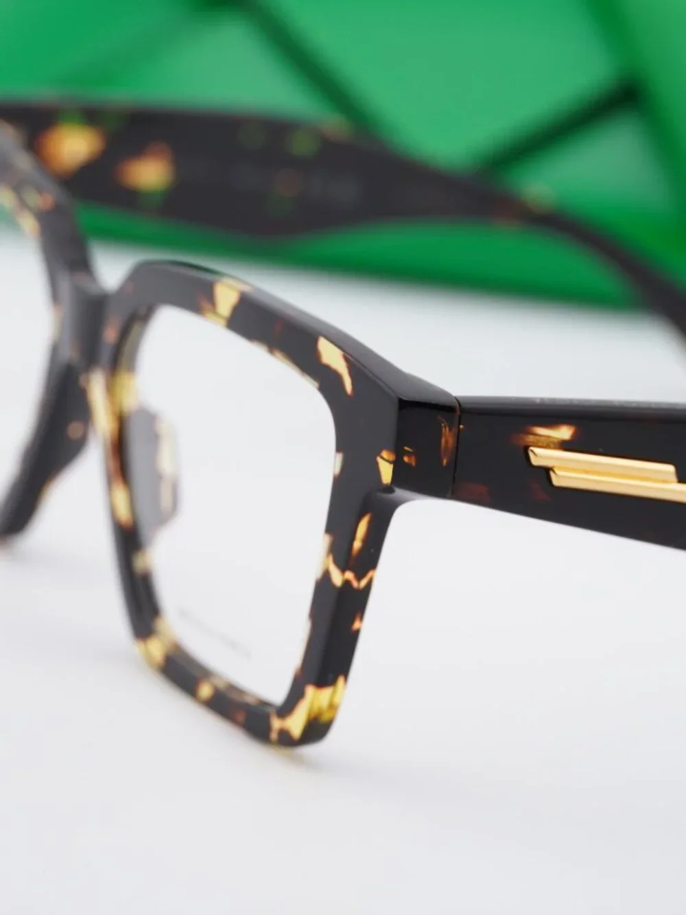 Bottega Veneta BV1458O 002 Square Eyeglasses – Havana 52mm